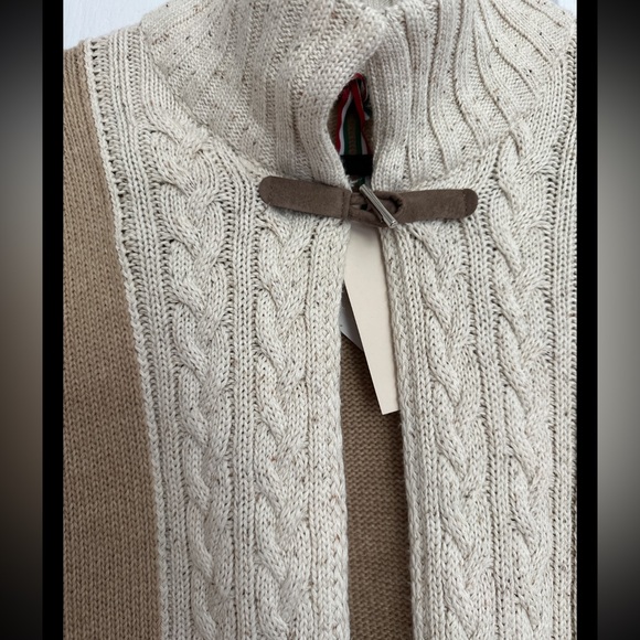 A.IDA open front long sweater cardigan beige size L 😄 - Picture 9 of 9